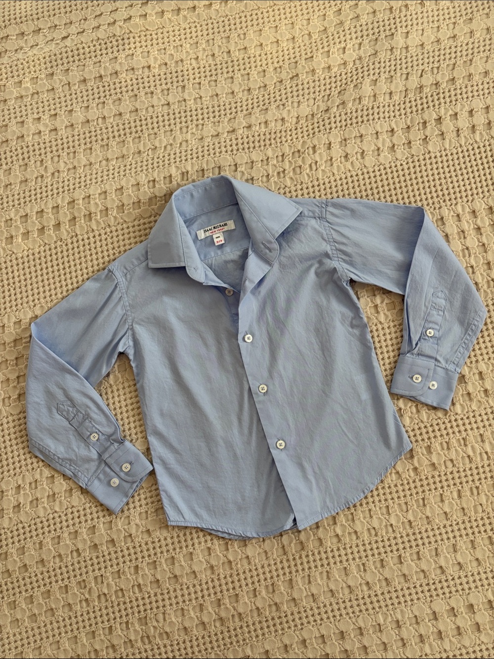 Isaac Mizrahi Light Blue Button-Down Shirt